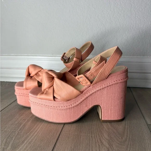 Sam Edelman Theresa Platform Block Heel Sandals Women’s Size 6.5 - Picture 2 of 9